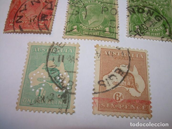 Sellos: CINCO SELLOS AUSTRALIA. - Foto 3