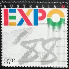 Sellos: 1988. AUSTRALIA. 1083. EXPO MUNDIAL EN BRISBANE. SERIE COMPLETA. USADO.