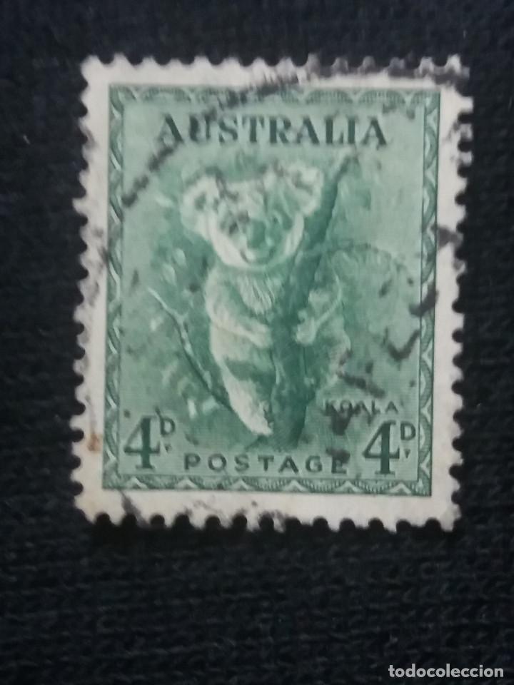 Sellos: POSTAGE AUSTRALIA, 4D, KOALA, 1938. - Foto 1