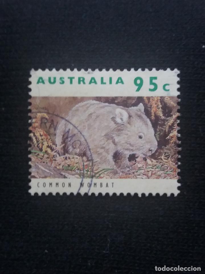 Sellos: POSTAGE AUSTRALIA, 95C, WOMBAT, 1992.. - Foto 1