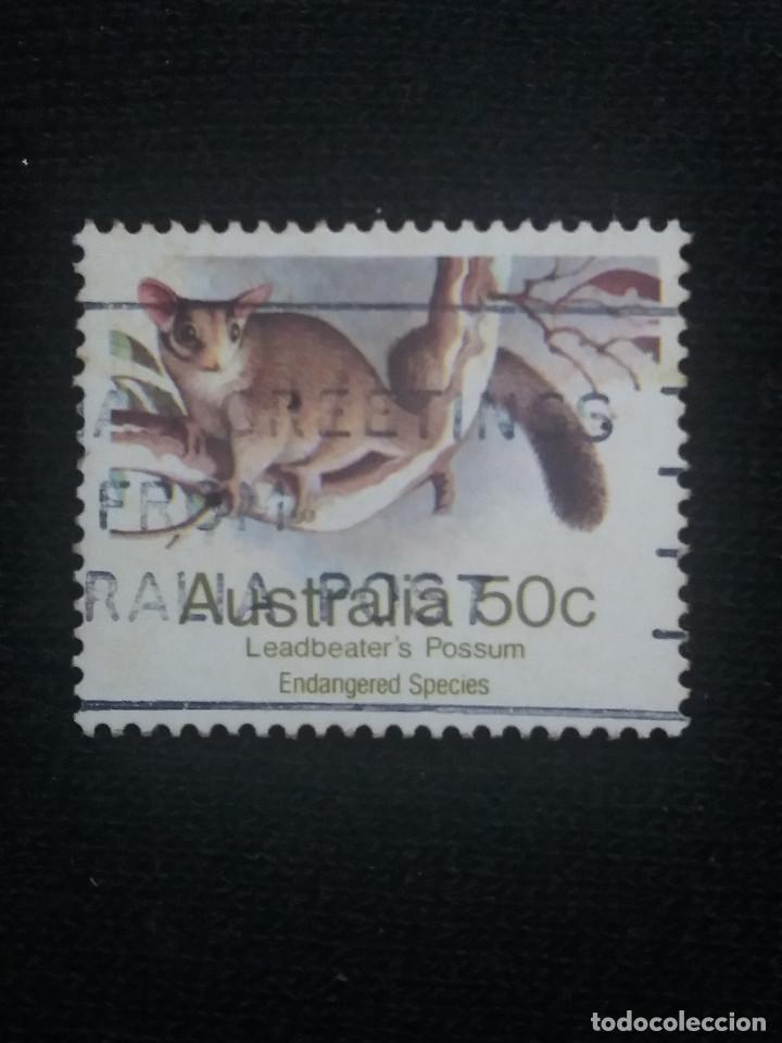 Sellos: POSTAGE AUSTRALIA, 50C, LEADBEATEL, 1981.. - Foto 1