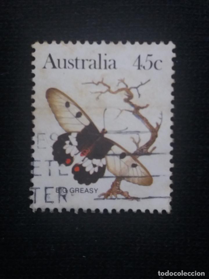 Sellos: POSTAGE AUSTRALIA, 45C, BIG GREASY, 1983. - Foto 1