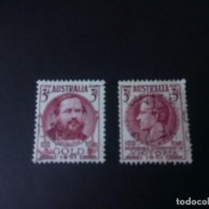 Sellos: AUSTRALIA 1951, CENTENARIO DEL DESCUBRIMIENTO DE ORO Y LA COLONIA DE VICTORIA, PERSONAJES, YT 181/1