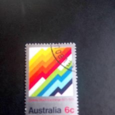Sellos: AUSTRALIA 1971, CENTENARIO DE LA BOLSA, YT 434