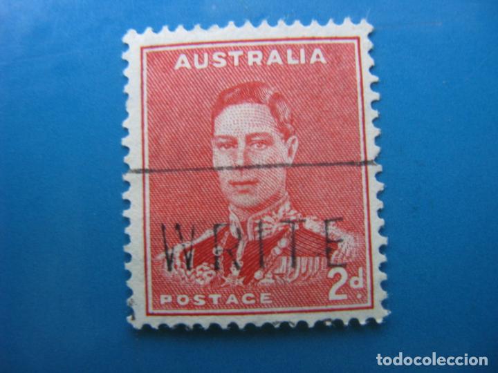 Sellos: +australia 1937, jorge VI, Yvert 112 - Foto 1