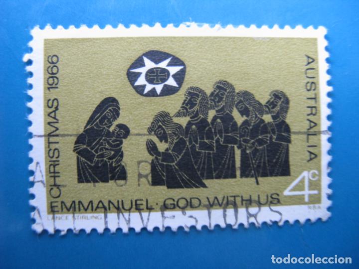 Sellos: +australia 1966, navidad, Yvert 345 - Foto 1