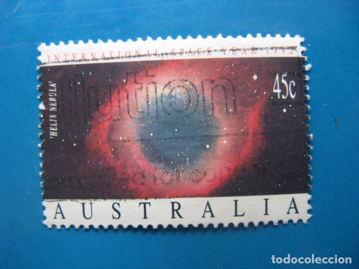 Sellos: +australia 1992, a&ntilde;o internacional del espacio, Yvert 1255 - Foto 1