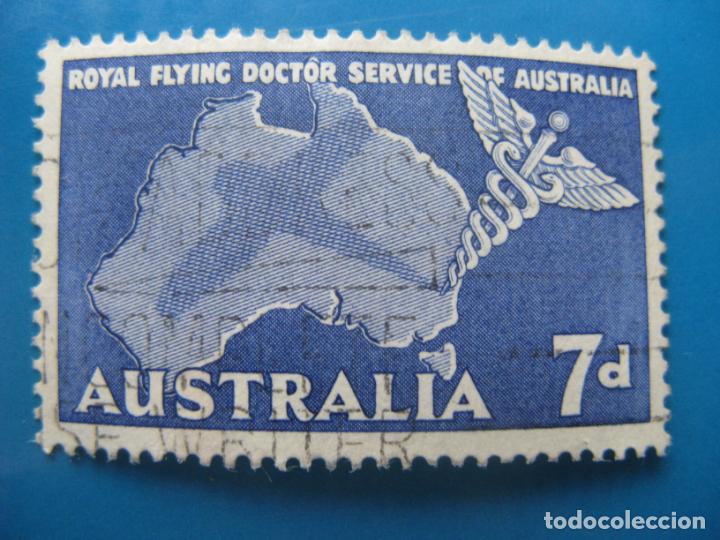 Sellos: +australia 1957, Yvert 9 aereo - Foto 1