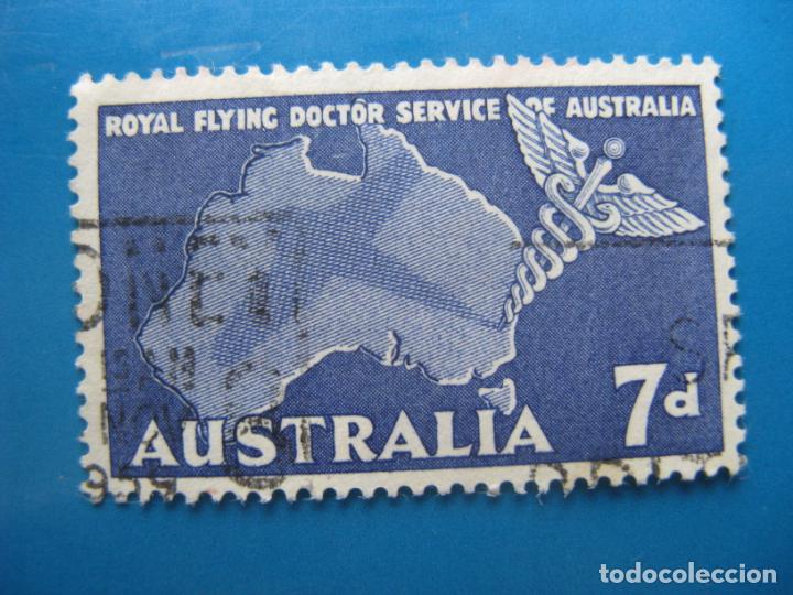Sellos: +australia 1957, Yvert 9 aereo - Foto 1