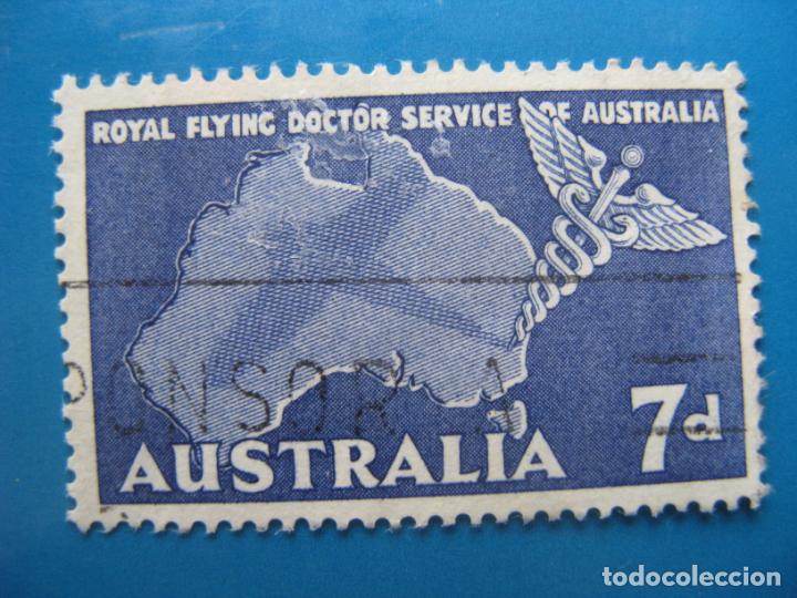 Sellos: +australia 1957, Yvert 9 aereo - Foto 1