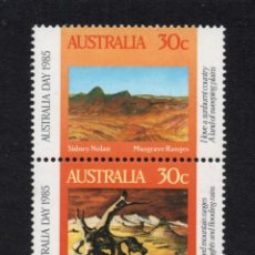 Sellos: AUSTRALIA 890/91** - AÑO 1985 - PINTURA AUSTRALIANA - DIA NACIONAL