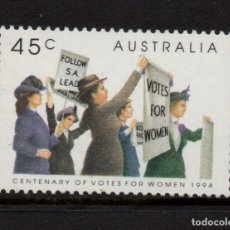 Sellos: AUSTRALIA 1374** - AÑO 1994 - CENTENARIO DEL VOTO FEMENINO EN AUSTRALIA
