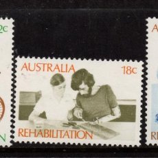 Sellos: AUSTRALIA 466/68** - AÑO 1972 - REEDUCACION PROFESIONAL DE MINUSVALIDOS