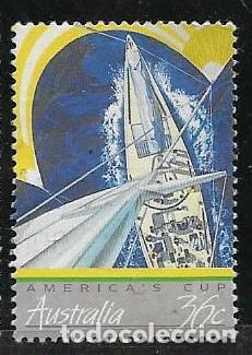Sellos: AUSTRALIA YVERT 986, BARCOS - Foto 1