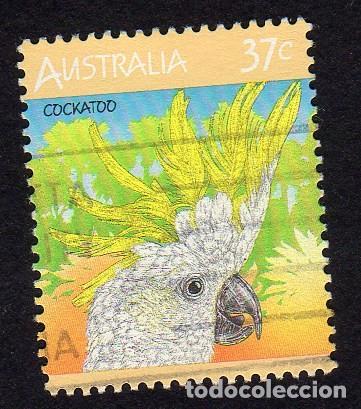 Sellos: Australia. Fauna. Cockatoo. 1987. YT-1013. Usado