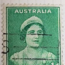 Sellos: SELLO AUSTRALIA 1938 › QUEEN ELIZABETH, DIE II 1 D - PENIQUE AUTRALIANO. Lote 325689483
