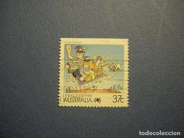 Sellos: AUSTRALIA - SERVICIO POSTAL - EL CARTERO. - Foto 1