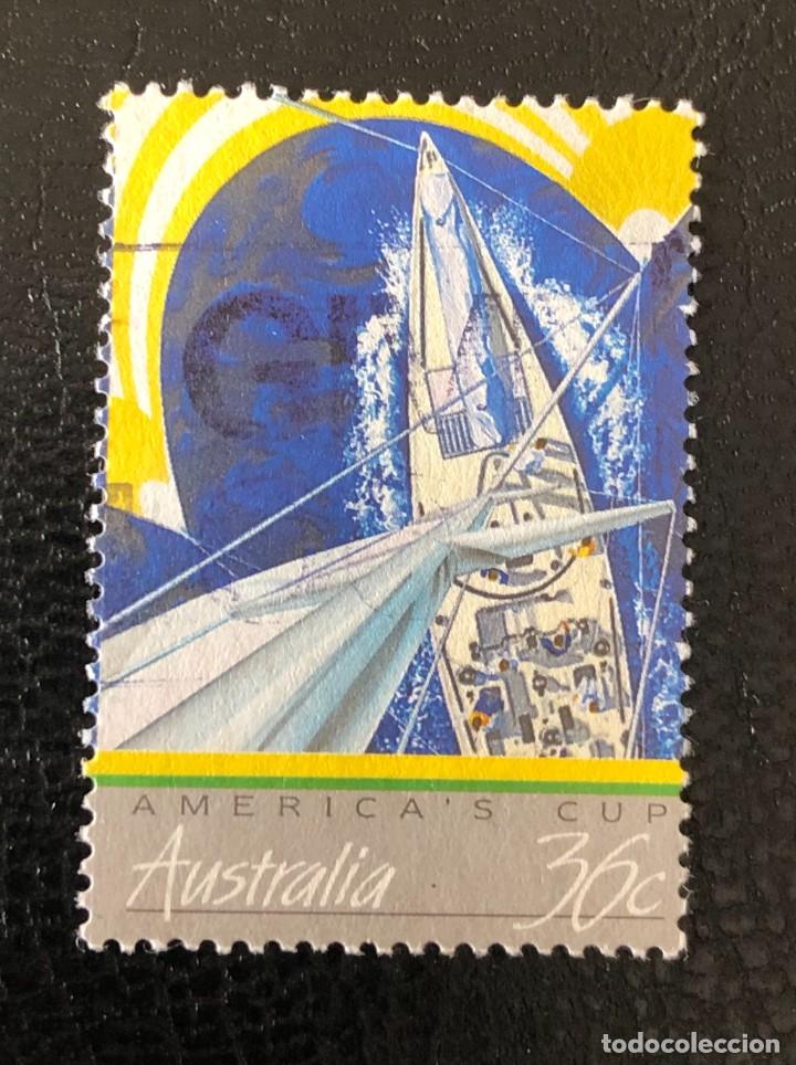 Sellos: AUSTRALIA 1987 SCOTT 1011 USADO - Foto 1