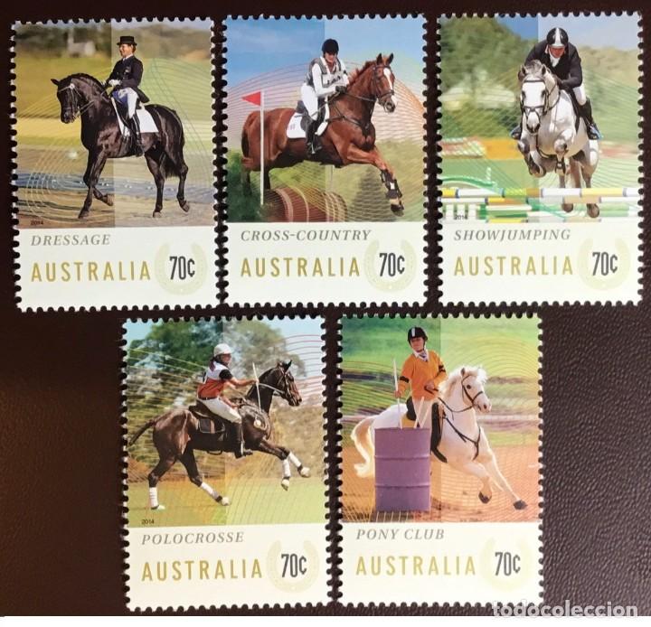 Sellos: Australia 2014 - Equestrian stamp set mnh** - Foto 1