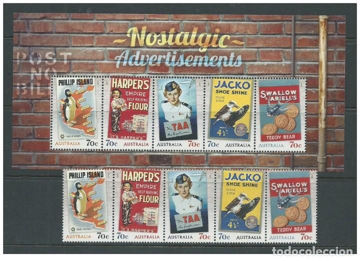 Sellos: Australia 2014 - Nostalgic advertisement set mnh** - Foto 1