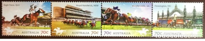 Sellos: Australia 2014 - Racecourses stamp set mnh** - Foto 1