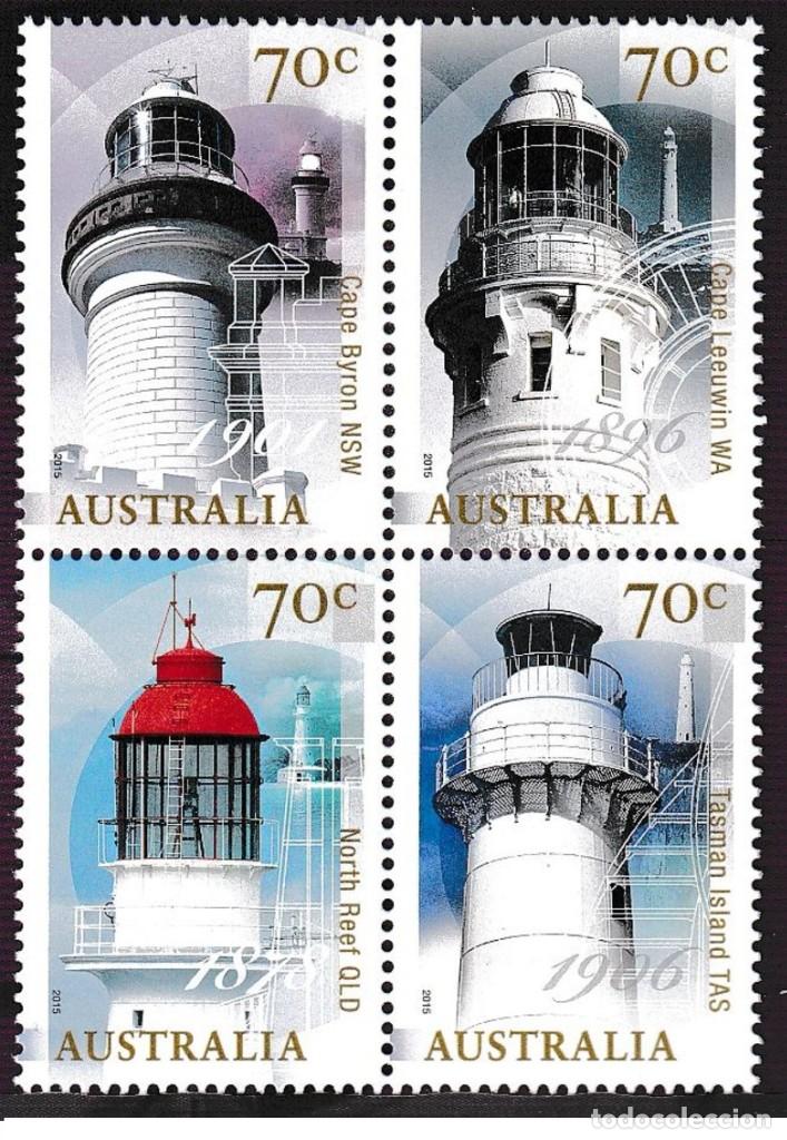 Sellos: Australia 2015 - Lighthouses set mnh** - Foto 1