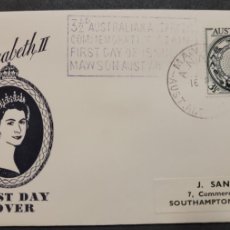 Sellos: O) AUSTRALIA, QUEEN ELIZABETH II, NATIONAL ANTARCTIC RESEARCH, EXPEDITION, CIRCULATED TO ENGLAND. Lote 402403489
