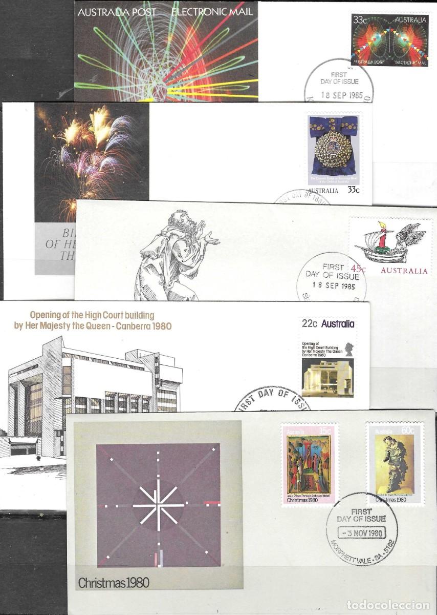 Sellos: LOTE DE 10 FDC DE AUSTRALIA - Foto 1