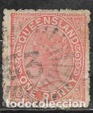 Sellos: QUEENSLAND YVERT 51 - Foto 1