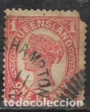 Sellos: QUEENSLAND YVERT 70 - Foto 1