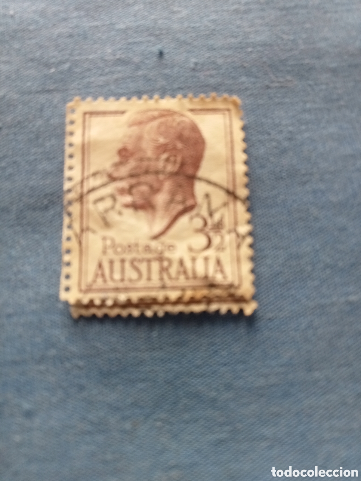 Sellos: sello australia 3 1/2 d - Foto 1