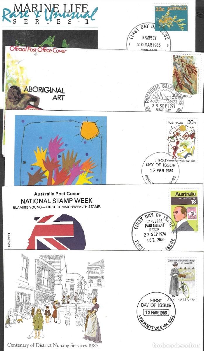 Sellos: LOTE DE 10 FDC DE AUSTRALIA - Foto 2