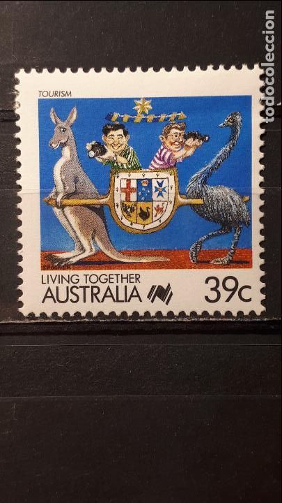 Sellos: AUSTRALIA. A&Ntilde;O 1988 * YVERT 1098 - Foto 1