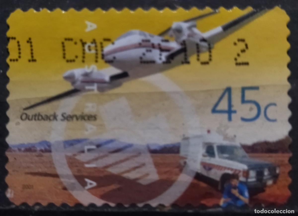 Sellos: AUSTRALIA 2001 Servicios internos. USADO - USED. - Foto 1