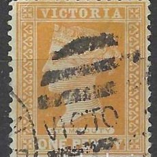 Francobolli: VICTORIA 1890-99 - REINA VICTORIA, 1P MARRÓN ANARANJADO - USADO