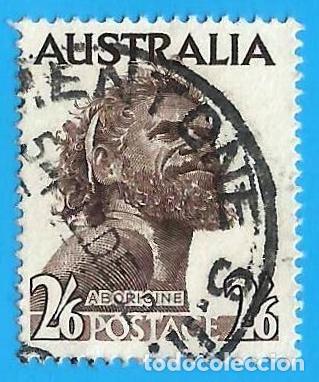 Sellos: AUSTRALIA. 1950. ABORIGEN AUSTRALIANO - Foto 1