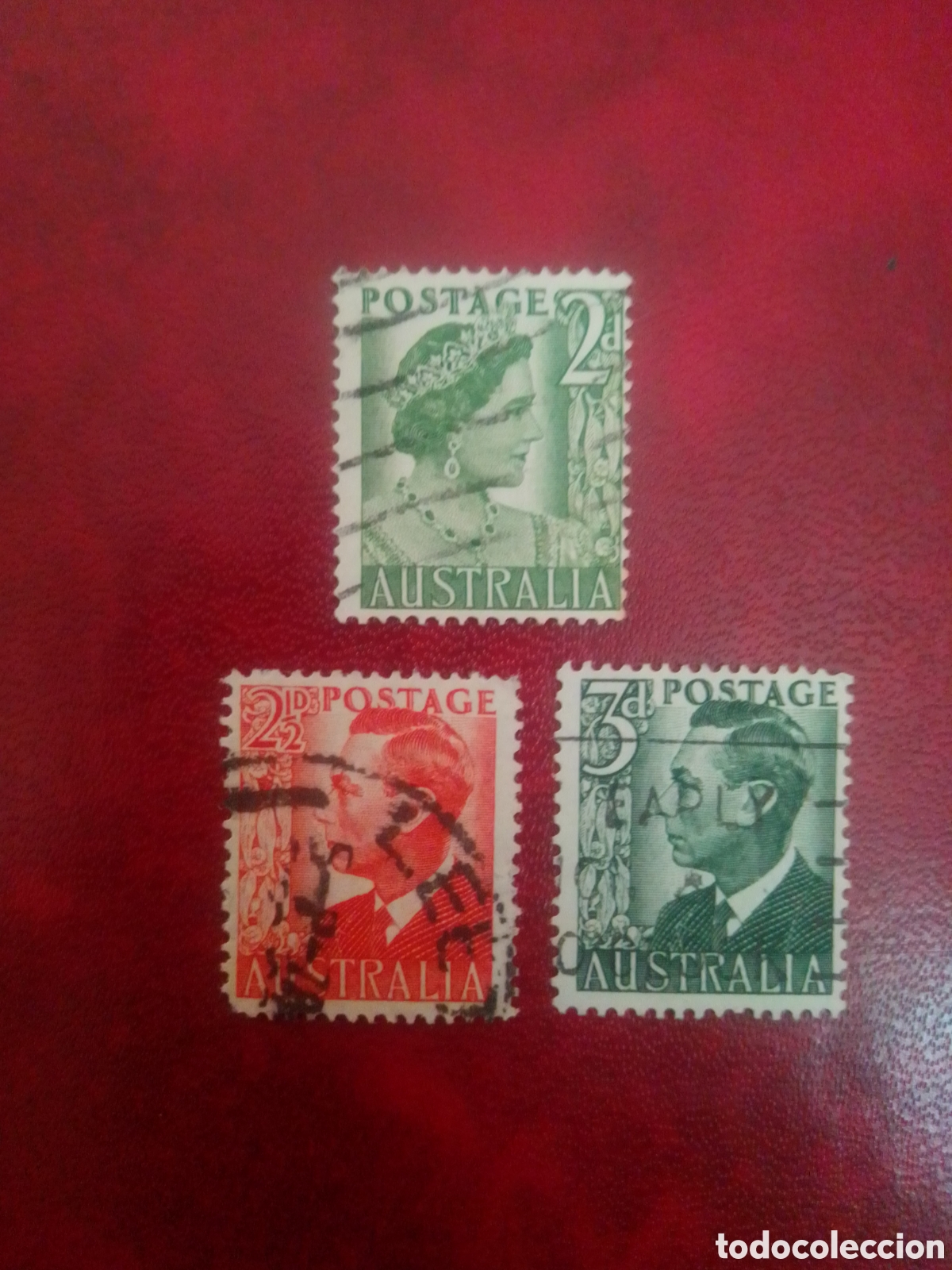 Sellos: Australia Jorge VI . - Foto 1