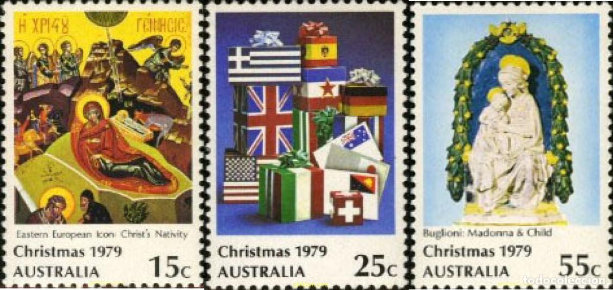 Sellos: 169792 MNH AUSTRALIA 1979 NAVIDAD - Foto 1