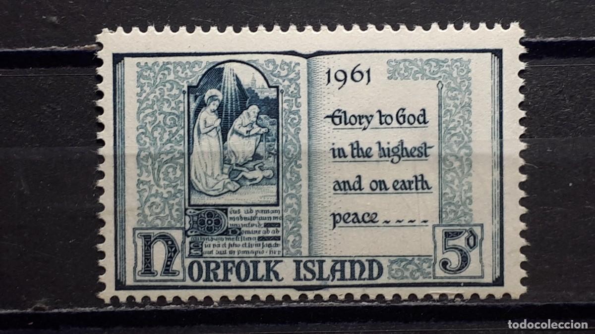 Sellos: NORFOLK. A&Ntilde;O 1961. **. YVERT 50 - Foto 1