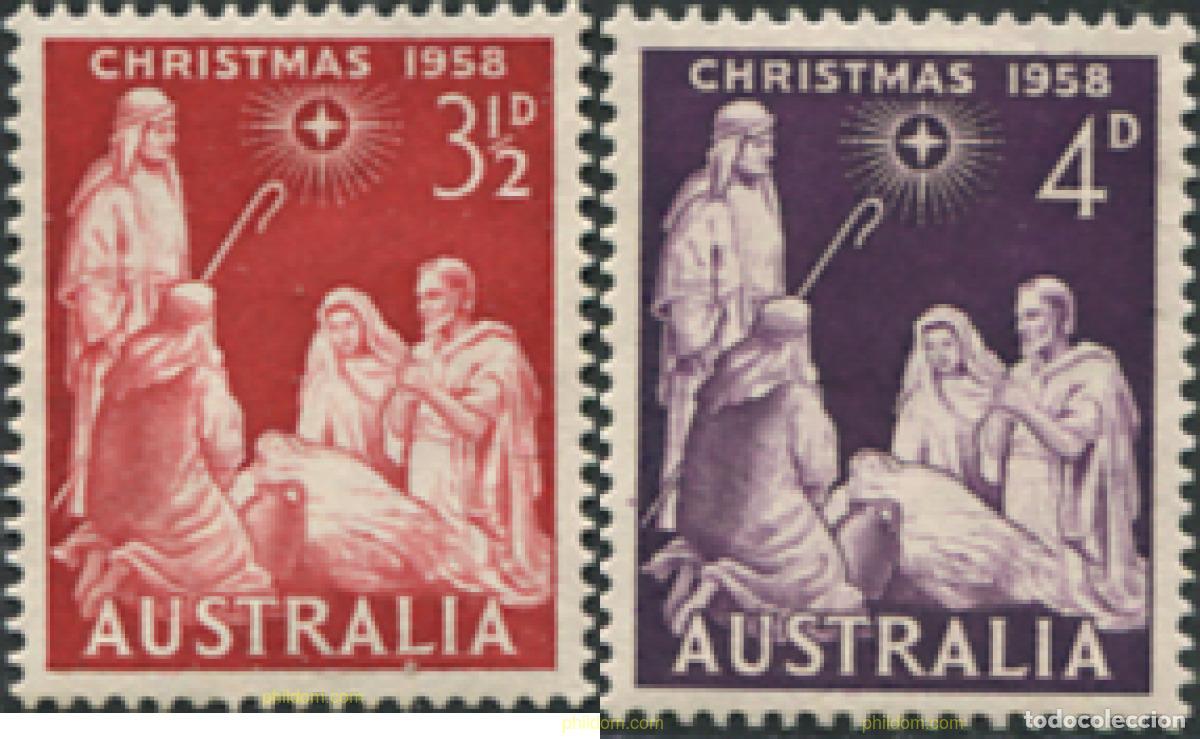 Sellos: 735632 HINGED AUSTRALIA 1958 NAVIDAD - Foto 1