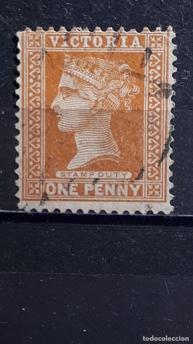 Sellos: AUSTRALIA . A&Ntilde;O 1890. &deg;. YVERT 101 - Foto 1