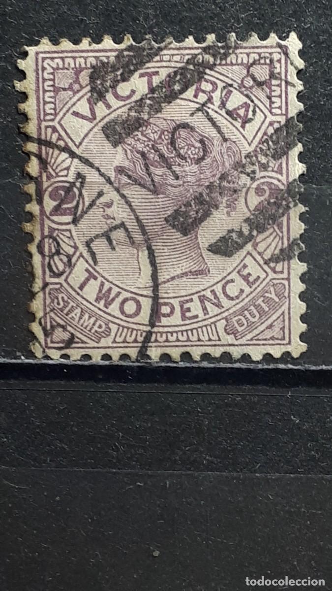Sellos: AUSTRALIA . A&Ntilde;O 1881. &deg;. YVERT 77 - Foto 1