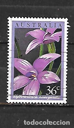 Sellos: 1986: Orqu&iacute;deas - De esmalte rosa (usado) - Foto 1
