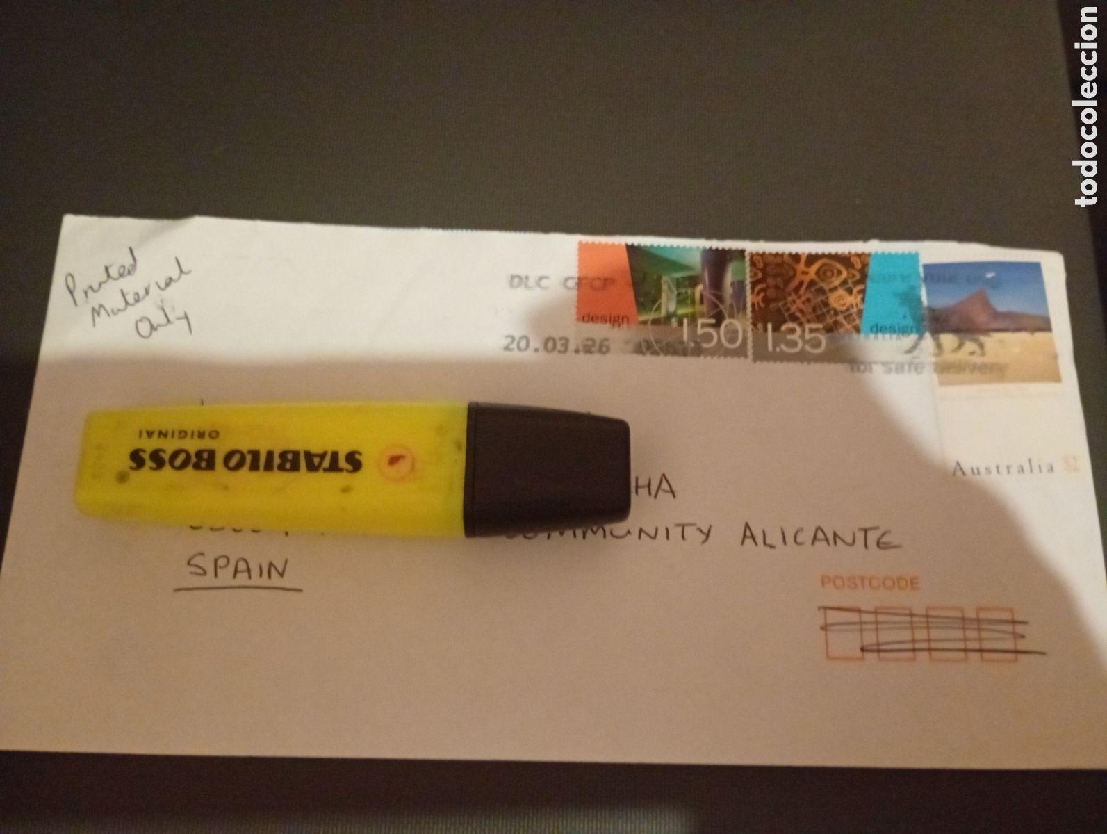 Sellos: Sobre franqueado Australia