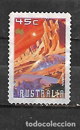 Sellos: 2000: La conquista de Marte - Paisaje marciano (usado) autoadhesivo