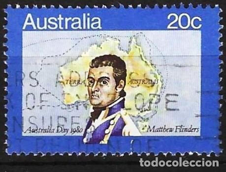 Sellos: Austral&iacute;a 1980 - Mi 699 - YT 688 - Matthew Flinders