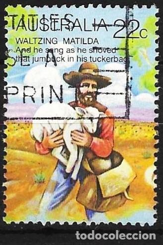 Sellos: Austral&iacute;a 1980 - Mi 710 - YT 699 - Robar ovejas