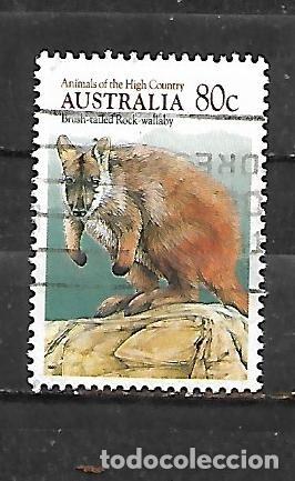 Sellos: 1990: Fauna - Walab&iacute; cola cepillo (usado)