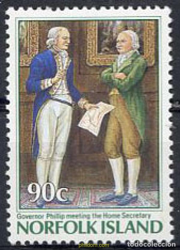 Sellos: 212577 MNH NORFOLK 1986 BICENTENARIO DE LA COLONIZACION