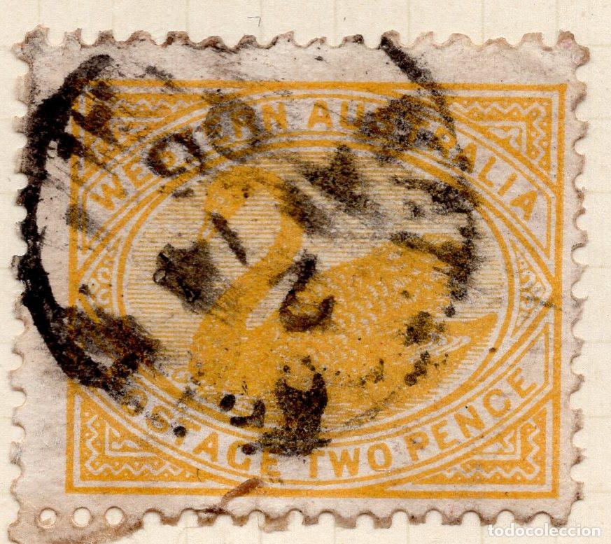 Sellos: WESTERN AUSTRALIA 1876 STAMP MICHEL AU-WA 17C